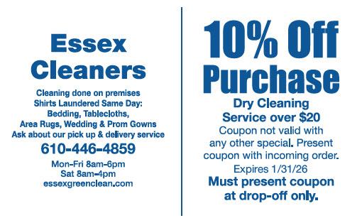 Essex Cleaners coupon